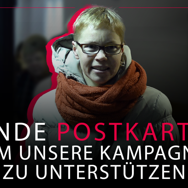 RSF übergibt Hunderte von „Postkarten für Maryna“ an belarussische Botschaften in 6 Städten und fordert die Freilassung der inhaftierten Redakteurin Maryna Zolatava