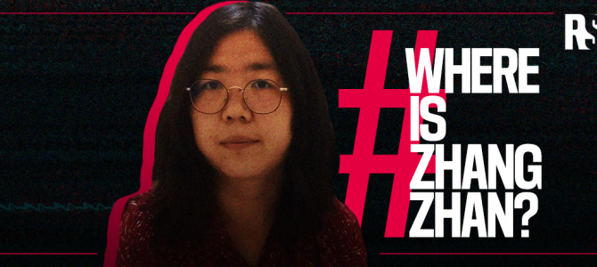 WhereisZhangZhan: RSF schlägt Alarm wegen des Verschwindens der chinesischen Journalistin nach ihrer erwarteten Entlassung aus dem Gefängnis