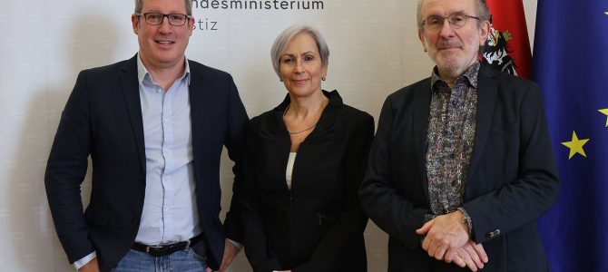 Reporter ohne Grenzen bei Justizministerin Anna Sporrer